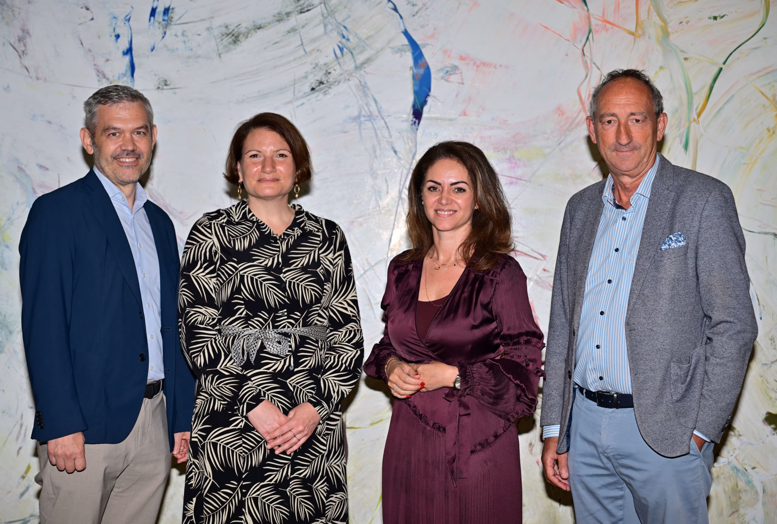 v.l.n.r.: Siegfried Stepke, Ruth Williams, Samira Rauter, Gnther Lutschinger